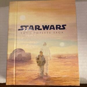 Star Wars Blue-Ray DVDs 9 with Booklet Tan and Blue Cover